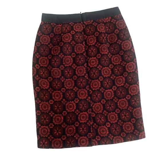 Boden Brocade Raised Print Classic Pencil Skirt New Size US 4R UK8R - Picture 2 of 2